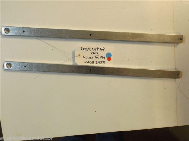 WHIRLPOOL STOVE W10544179 W10113759 Strap, Door PAIR USED WHIRLPOOL STOVE W10544179 W10113759 Strap, Door PAIR USED
